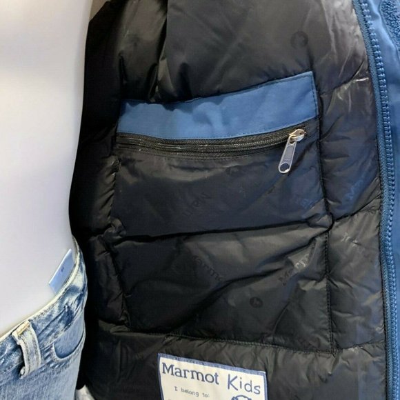 New with tags, authentic 
Marmot - Yukon Parka "Blue Twilight" Jacket for Boy's - Picture 8 of 11